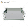 Elegant Decor WXMT-007 Modern Glass Silver Mirrored Rectangle Tray