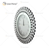 New Design Jewelry WXMC-076 Modern Silver Decorative Mirrored Clock