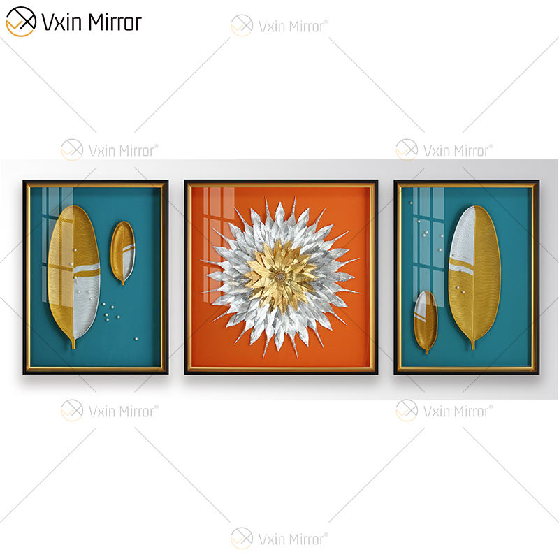 crystal framed wall art