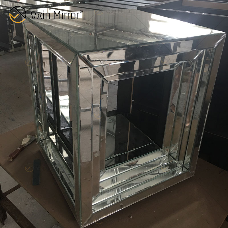 Custom Modern Mirrored Bedside Table Sofas Corner Table for Home Furniture WXF-848