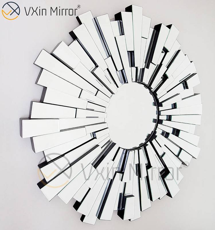 latge round mirror
