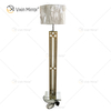 Night Stand WXFL-031 Living Room Luxury Silver LED Antique Mirrored Floor Lamp Mirror Lamp