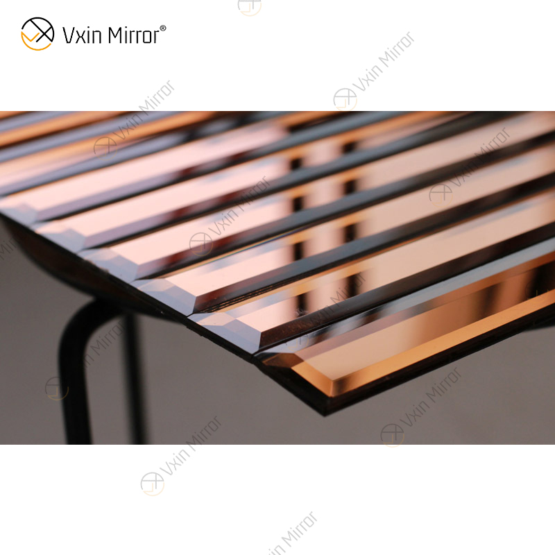 Bevel Edge Mirror Custom Modern Ceramic Tile Lobby Home Wall Decoration Hot Sale Mirror Wall Decor Home Decor