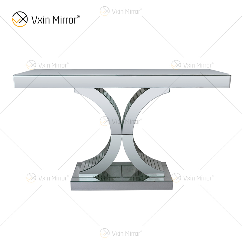 Wholesale Elegant WXF-547 Charming Silver Mirrored Console Table for Furniture