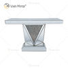 Cheap Vxin Modern Living Room Furniture Home Decor Crush Diamond Luxury Furniture Set Mirror Console Table