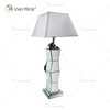 WXTL-004 Modern Silver Mirror Lamp with Lampshade For Bedroom