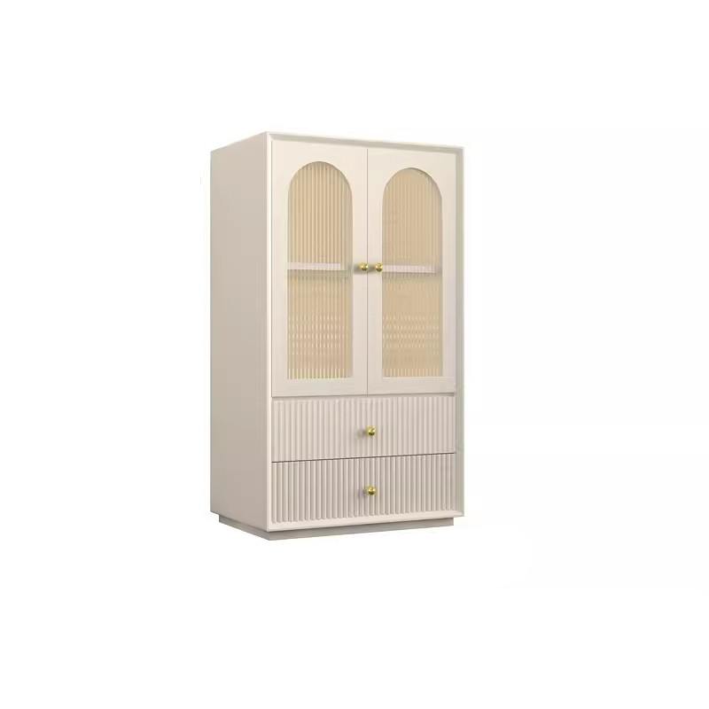 Cream Solid Wood Dining Cabinet