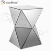 Modern Design Round Top Balck Mirrored BedSide Table Leib Block End Table Crystal Console Table for Sofas WXWF-953