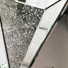 Vxin Modern Home Decor Crushed Diamond Mirrored Console Table Luxury