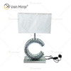 Modern Style WXTL-02 Silver Crushed Crystal Mirrored C Shape Table Lamp For Bedroom Mirror Lamp