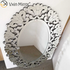 High Quality Factory Vxin Mirror Silver Furniture Crystal Wooden Console Table with Mirror