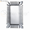 Starburst Large Full Length Silver Stylish 3D Rectangular Modern Living Room Bedroom Wall Mirror WXM-1041