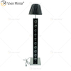 Gothic Style WXFL-027 Living Room Silver Crystal Floor Standing Lamp with Lampshade for Hotel Mirror Lamp