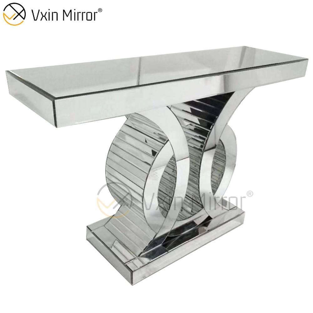 how big should mirror be over console table