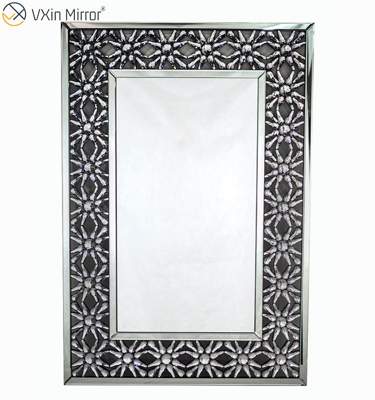 console with mirror set