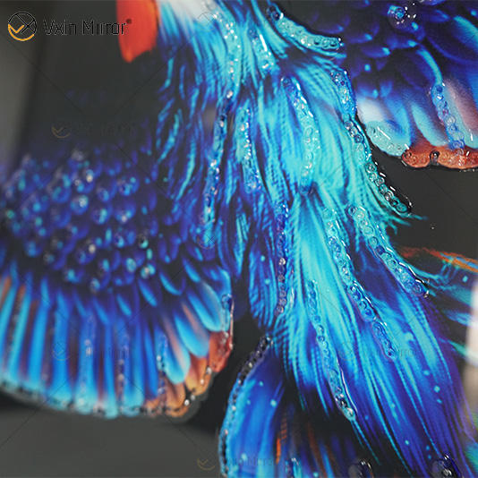 ready to hang wall art crystal glass