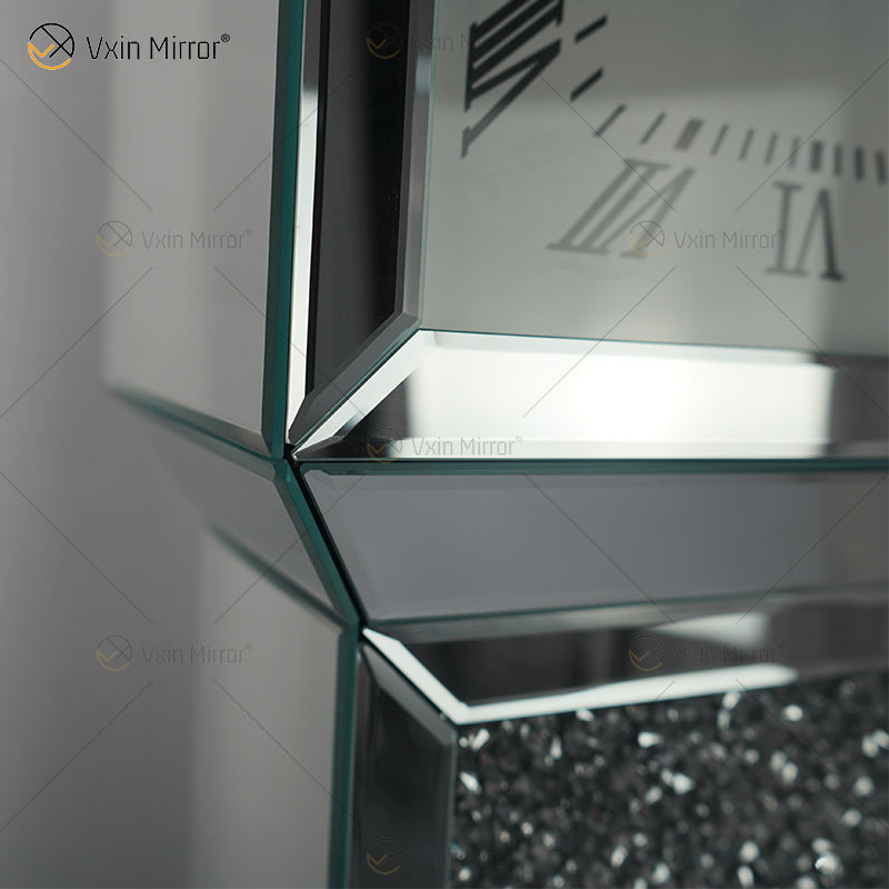 oversized wall clock mirror