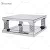 Acrylic Suit Top Quality Silver Large Crystal Wall Mirror Side Table Coffee Table Living Room Crystal Sets
