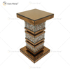 Vxin Elegant WXF-135 Home Decor Crushed Diamond End Table Silver Mirror Furniture Side Table