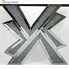 Vxin Miorror WXF-067 Factory Supply Elegant Mental Glass Console Table Hotel Cheap Silver Colsole Table