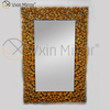 Top Quality Silver Brown 2 Colors Wall Decor WXM-1051 Silver Large Crystal Wall Mirror