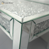 WXF-160 Coffee Crushed Diamond Sparkly Side Table for Living Room
