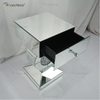 Factory Supply Vxin End Table WXF-157 Silver Crushed Diamond Mirror Side Table with Drawer