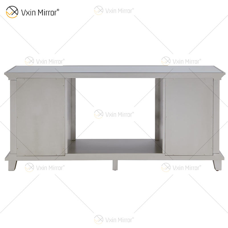 three tier glass tv stand
