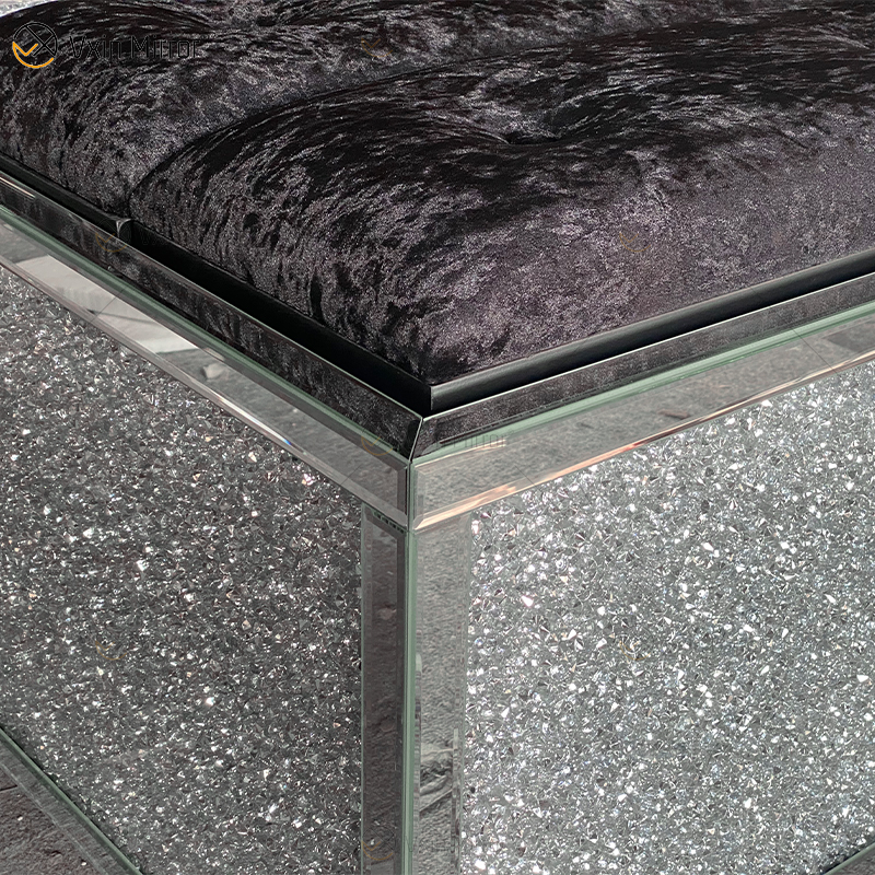 New Design WXF-612 Modern Sparkly Mirrored TV Stands for Living Room Set with Sofa