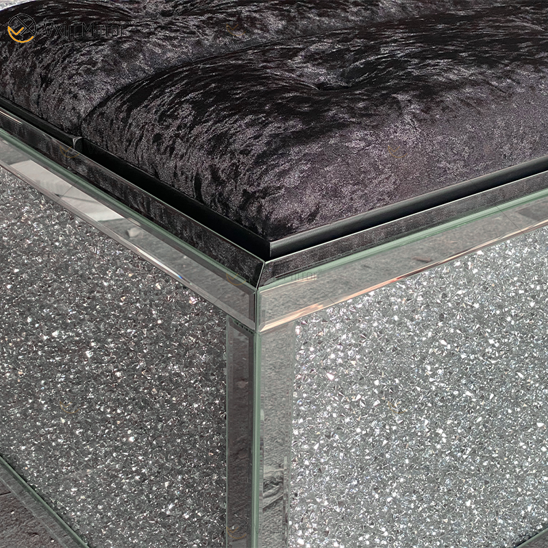 New Design WXF-612 Modern Sparkly Mirrored TV Stands for Living Room Set with Sofa
