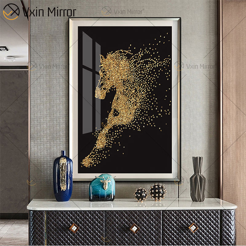 crystal wall art canvas