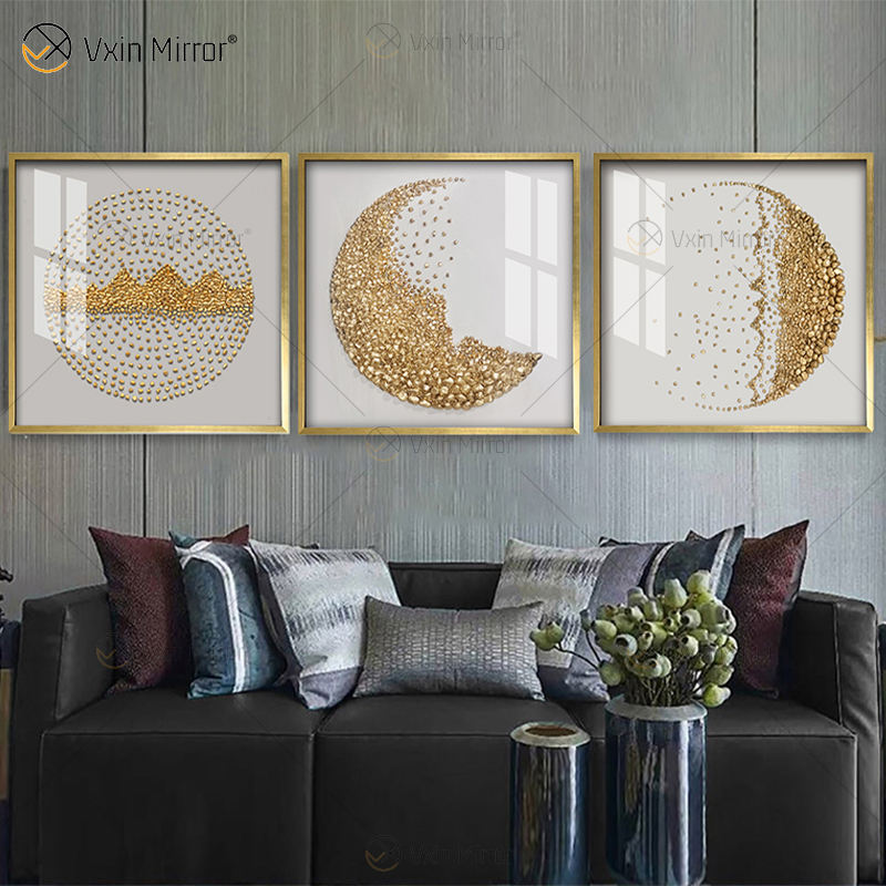 crystal glass ready to hang wall art