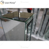 Black Frame WXFL-056 Living Room Elegant Silver Modern Crystal 3D Mirrored Floor Standing Lamp Mirror Lamp