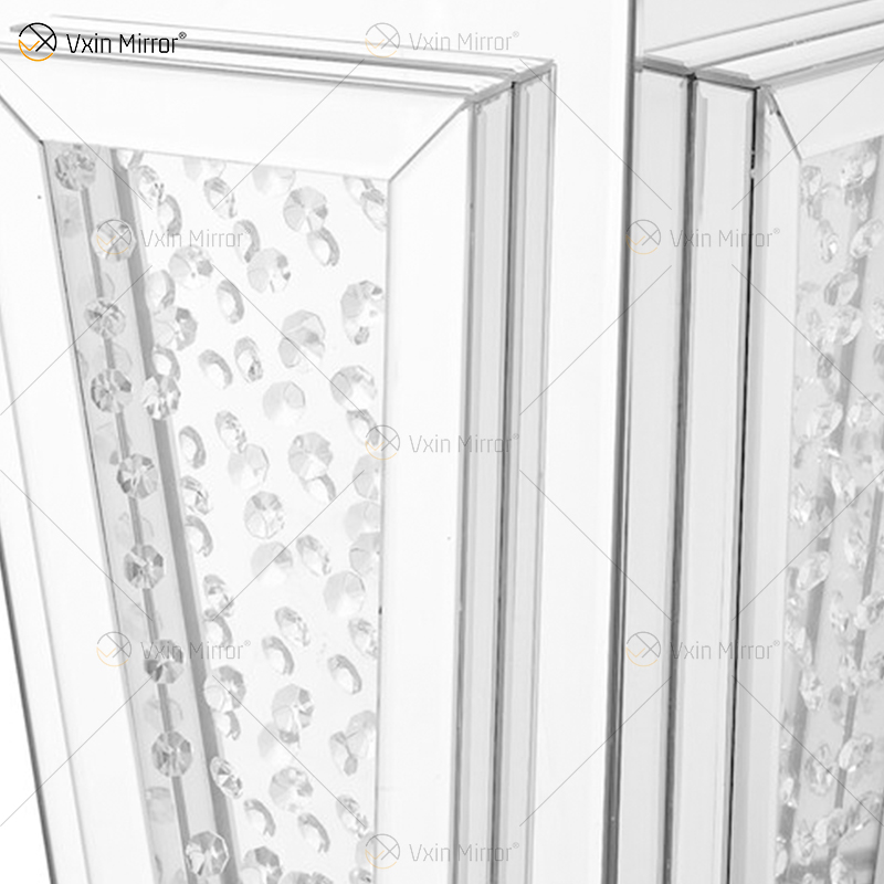 Custom Modern Mirror Bedside Table Sofas Crystal Side Tables for Home Furniture