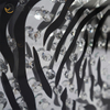 VXin WXMA-22 Home Decor Glass Frame Mirrored Tiger Wall Art Crystal Porcelain Painting Mirror Wall Art