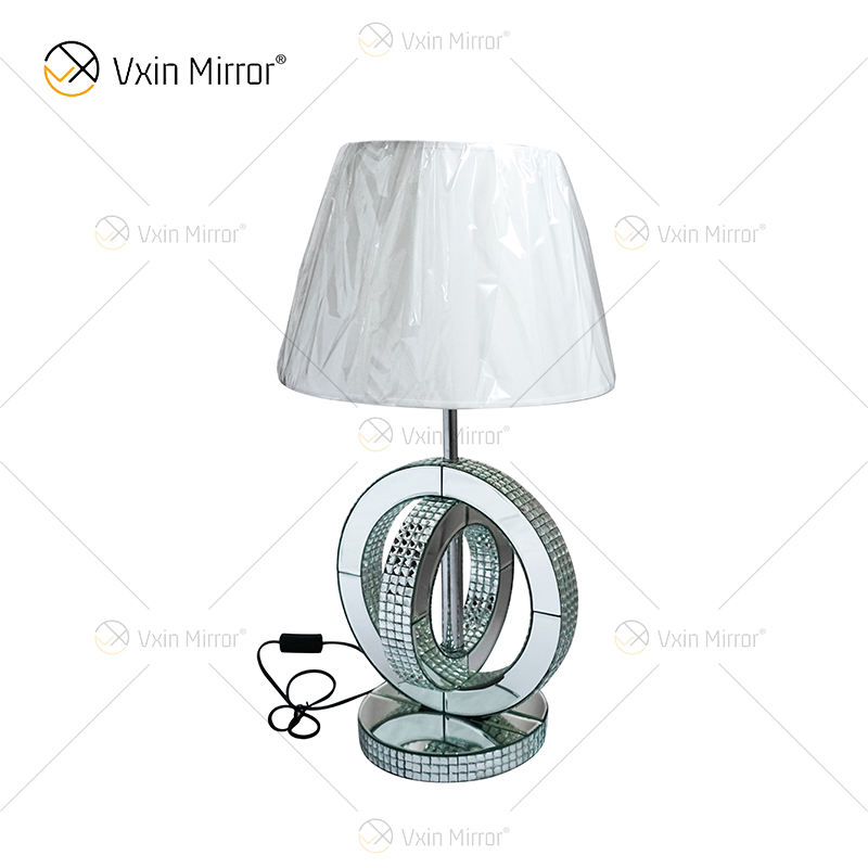 white mushroom table lamp