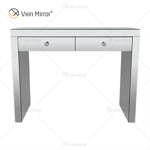 Art Deco WXF-022 Dressing Mirrored Corner Chest With 2 Drawers