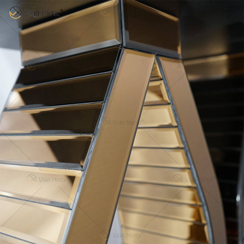 WXF-129 Modern Prismatic Geometric Simple Furniture Mirror Console Table