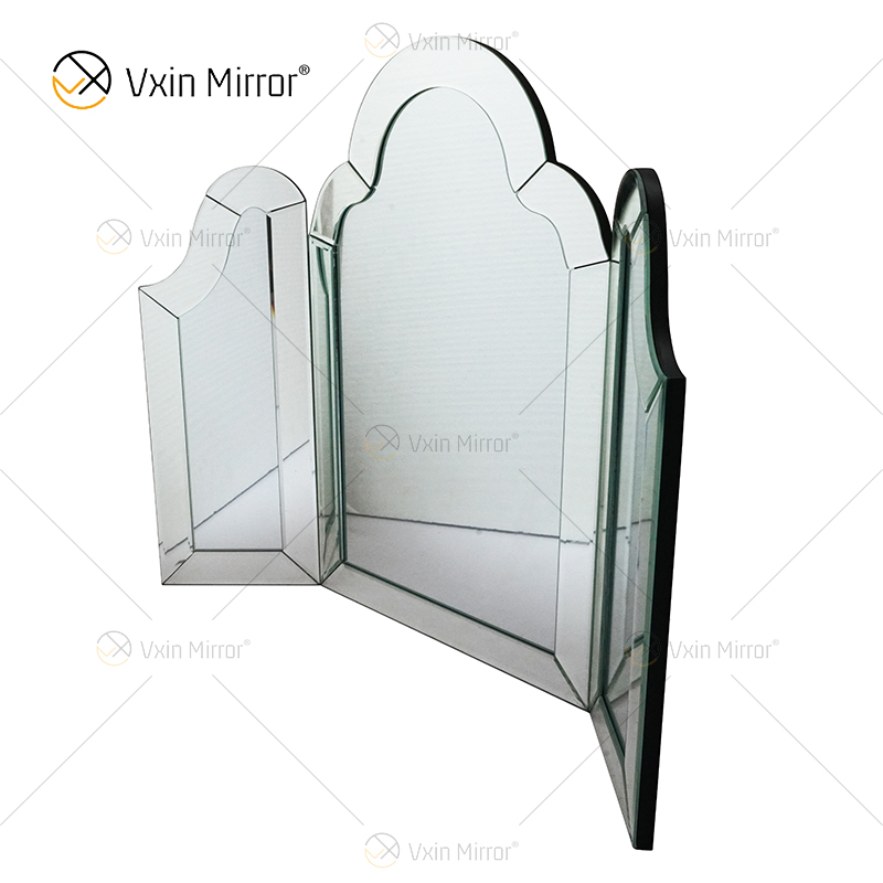New Design WXM-1132 Wall Decoration Silver Table Mirrored Column