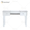 China Supply Modern Silver Dressing Table with Stool 2 Drawers with Full-length Mirror