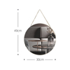Golden Vxin WXM-0307 Unique Wall Decor Gold Metal Frame Decorative Mirrors Luxury Wall Mirror