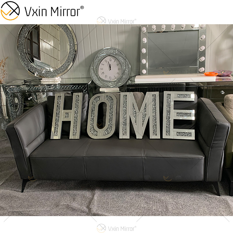 LOVE And HOME Sweet And Lovely House Decoration Mirrors Morden Wall Diamond Decor