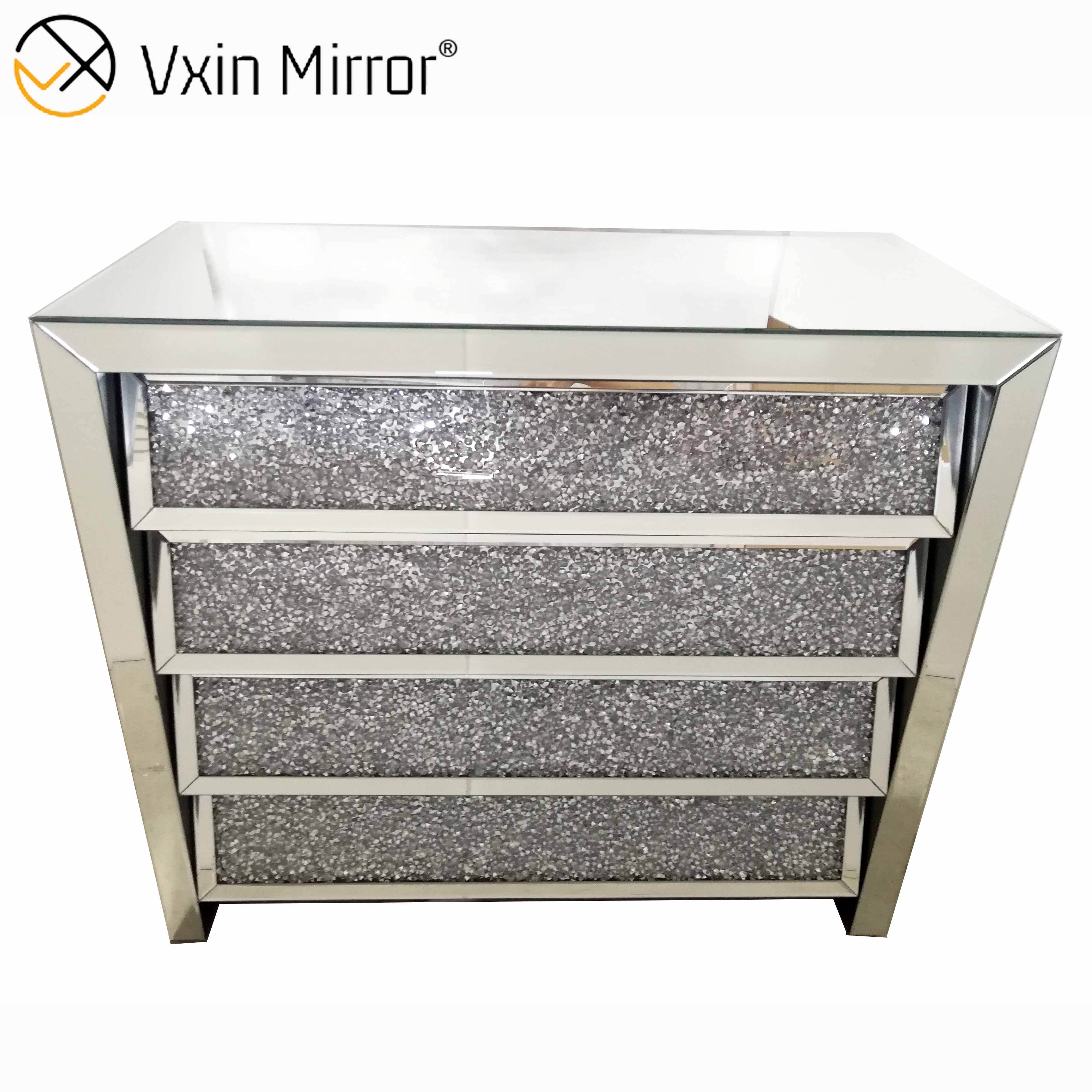 walmart mirrored nightstand