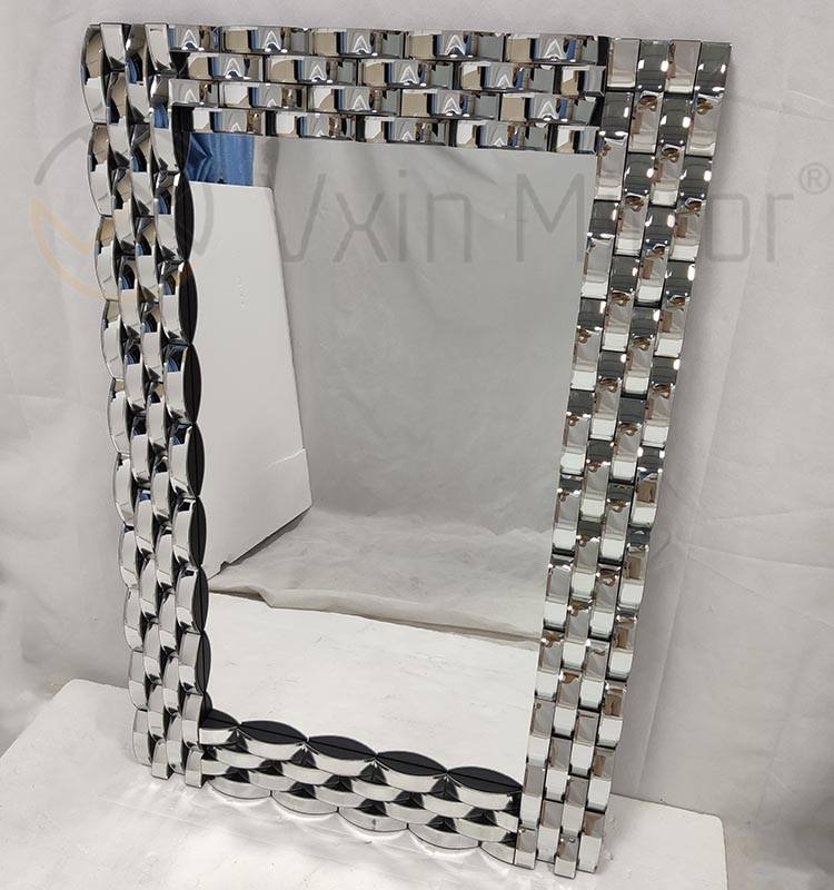 large leaning mirror