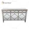 Unique Sideboard WXF-667 Luxury Mirored Cupboard Cabinet With 3 Drawers 3 Doors