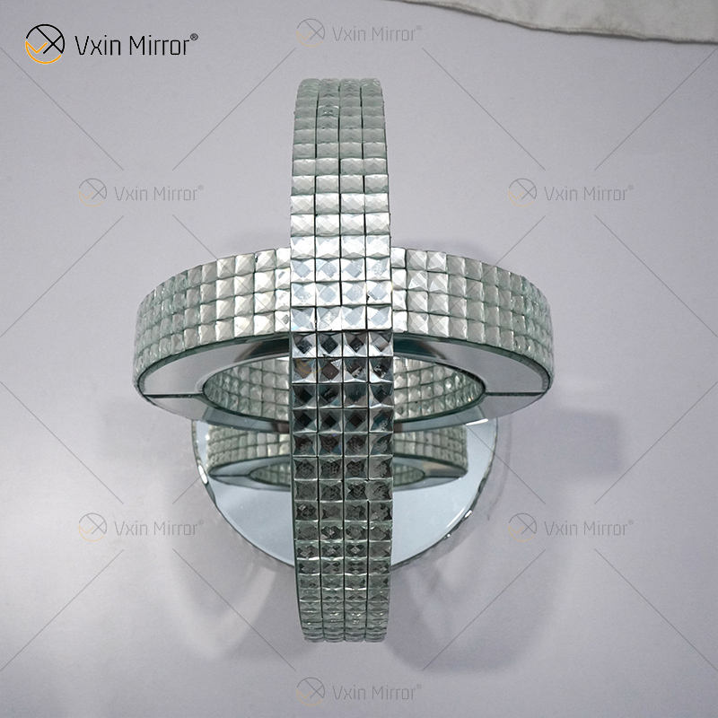 mirrored corner table