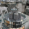 Home Decor Crushed Diamond Mirrored Crystal Jar for Coffee Table Sofa Mirror Side Table WXMT-015