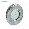 Mirrored Clock WXMC-087 Silver Bending Wall Decor 3D Elegant Crystal Round Clock