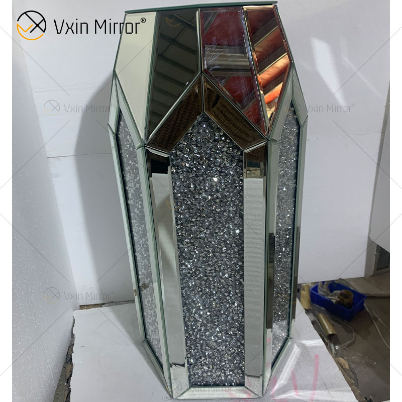 Custom Modern Mirrored Bedside Table Sofas Side Tables for Home Furniture WXF-2129