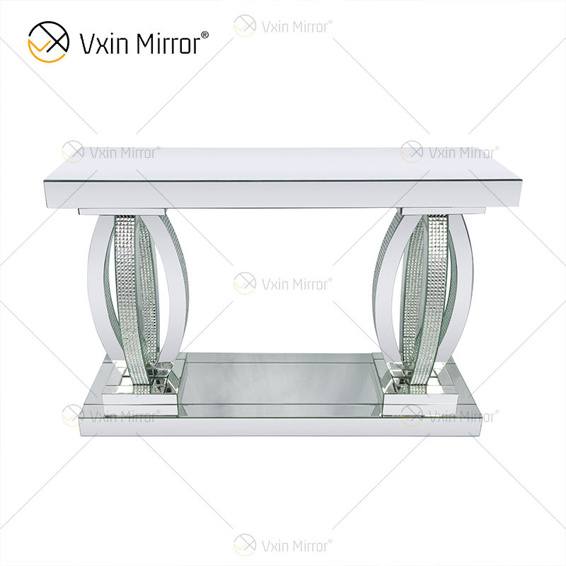mirrored hall table